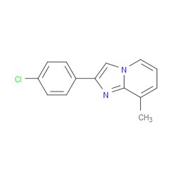 Aobchem&nbsp;2-(4-Chlorophenyl)-8-methylimidazo[1 2-a]pyridine | ≥97% | CAS 442554-03-2 | C14H11ClN2 | 250mg