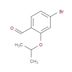 Aobchem&nbsp;4-Bromo-2-isopropoxybenzaldehyde | ≥97% | CAS 1099672-01-1 | C10H11BrO2 | 1g