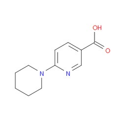 Aobchem 6-(1-Piperidinyl)pyridine-3-carboxylic acid | ≥97% | CAS 120800-50-2
