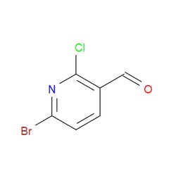 Aobchem&nbsp;6-Bromo-2-chloronicotinaldehyde | ≥95% | CAS 1125410-08-3 | C6H3BrClNO | 1g