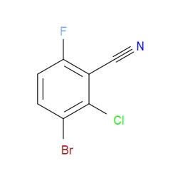 Aobchem&nbsp;3-Bromo-2-chloro-6-fluorobenzonitrile | ≥95% | CAS 1421620-33-8 | C7H2BrClFN | 500mg