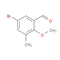Aobchem&nbsp;5-Bromo-2-methoxy-3-methylbenzaldehyde | ≥97% | CAS 145742-37-6 | C9H9BrO2 | 250mg