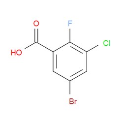 Aobchem&nbsp;5-Bromo-3-chloro-2-fluorobenzoic acid | ≥95% | CAS 1449008-15-4 | C7H3BrClFO2 | 1g