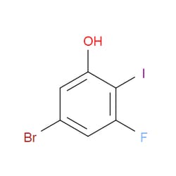 Aobchem&nbsp;5-Bromo-3-fluoro-2-iodophenol | ≥97% | CAS 1805500-75-7 | C6H3BrFIO | 250mg