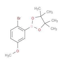 Aobchem&nbsp;2-Bromo-5-methoxyphenylboronic acid pinacol ester | ≥97% | CAS 1256781-58-4 | C13H18BBrO3 | 1g
