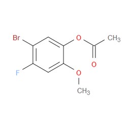 Aobchem&nbsp;5-Bromo-4-fluoro-2-methoxyphenyl acetate | ≥97% | CAS 2734773-44-3 | C9H8BrFO3 | 1g