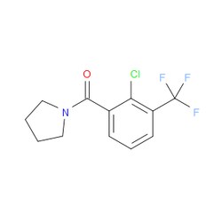 Aobchem&nbsp;(2-Chloro-3-(trifluoromethyl)phenyl)(pyrrolidin-1-yl)methanone | ≥95% | CAS 2734774-03-7 | C12H11ClF3NO | 500mg