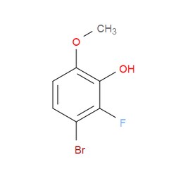 Aobchem&nbsp;3-Bromo-2-fluoro-6-methoxyphenol | ≥97% | CAS 1367707-24-1 | C7H6BrFO2 | 500mg