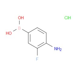 Aobchem&nbsp;4-Amino-3-fluorophenylboronic acid  HCl | ≥97% | CAS 1256355-32-4 | C6H8BClFNO2 | 250mg