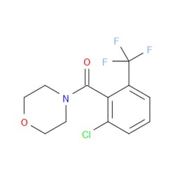 Aobchem&nbsp;(2-Chloro-6-(trifluoromethyl)phenyl)(morpholino)methanone | ≥97% | CAS 2379322-46-8 | C12H11ClF3NO2 | 1g