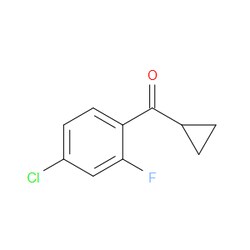 Aobchem&nbsp;(4-Chloro-2-fluorophenyl)cyclopropylmethanone | ≥97% | CAS 898790-24-4 | C10H8ClFO | 500mg