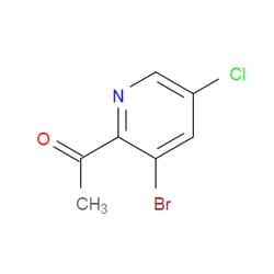 Aobchem&nbsp;1-(3-Bromo-5-chloropyridin-2-yl)ethanone | ≥95% | CAS 1256823-11-6 | C7H5BrClNO | 1g