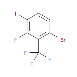 Aobchem&nbsp;1-Bromo-3-fluoro-4-iodo-2-(trifluoromethyl)benzene | ≥97% | CAS 2383867-89-6 | C7H2BrF4I | 250mg