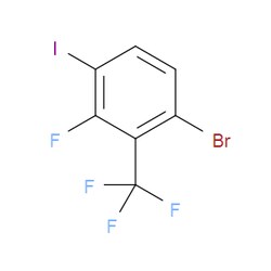 Aobchem&nbsp;1-Bromo-3-fluoro-4-iodo-2-(trifluoromethyl)benzene | ≥97% | CAS 2383867-89-6 | C7H2BrF4I | 500mg