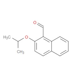 Aobchem&nbsp;2-(Propan-2-yloxy)naphthalene-1-carbaldehyde | ≥97% | CAS 885-24-5 | C14H14O2 | 500mg