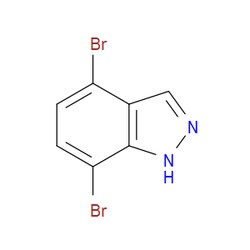 Aobchem&nbsp;4 7-Dibromo-1H-indazole | ≥97% | CAS 1316273-52-5 | C7H4Br2N2 | 1g
