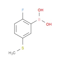 Aobchem&nbsp;2-Fluoro-5-(methylthio)phenylboronic acid | ≥97% | CAS 2121512-51-2 | C7H8BFO2S | 250mg