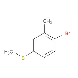 Aobchem&nbsp;1-Bromo-2-methyl-4-(methylthio)benzene | ≥97% | CAS 90532-02-8 | C8H9BrS | 1g