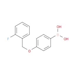 Aobchem&nbsp;4-(2 -FLUOROBENZYLOXY)PHENYLBORONIC ACID | ≥95% | CAS 1072951-78-0 | C13H12BFO3 | 5g
