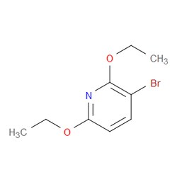 Aobchem&nbsp;3-Bromo-2 6-diethoxypyridine | ≥97% | CAS 1310416-63-7 | C9H12BrNO2 | 250mg