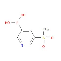 Aobchem&nbsp;5-(Methylsulfonyl)pyridine-3-boronic acid | ≥97% | CAS 913836-01-8 | C6H8BNO4S | 250mg