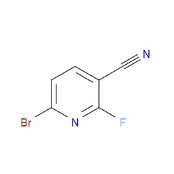 Aobchem&nbsp;6-Bromo-2-fluoro-3-pyridinecarbonitrile | ≥95% | CAS 1802889-85-5 | C6H2BrFN2 | 500mg