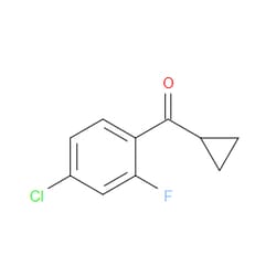 Aobchem&nbsp;(4-Chloro-2-fluorophenyl)cyclopropylmethanone | ≥97% | CAS 898790-24-4 | C10H8ClFO | 1g