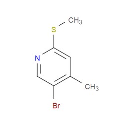 Aobchem&nbsp;5-Bromo-4-methyl-2-(methylthio)pyridine | ≥97% | CAS 247135-44-0 | C7H8BrNS | 1g