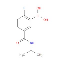Aobchem&nbsp;2-Fluoro-5-(isopropylcarbamoyl)phenylboronic acid | ≥97% | CAS 874289-49-3 | C10H13BFNO3 | 250mg