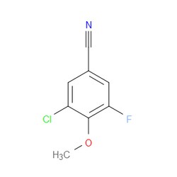Aobchem&nbsp;3-Chloro-5-fluoro-4-methoxybenzonitrile | ≥97% | CAS 886497-30-9 | C8H5ClFNO | 5g