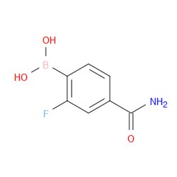 Aobchem&nbsp;4-Carbamoyl-2-fluorophenylboronic acid | ≥97% | CAS 874289-22-2 | C7H7BFNO3 | 1g