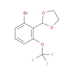 Aobchem&nbsp;2-(2-Bromo-6-trifluoromethoxyphenyl)-1 3-dioxolane | ≥95% | CAS 2221812-20-8 | C10H8BrF3O3 | 1g