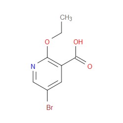 Aobchem&nbsp;5-Bromo-2-ethoxynicotinic acid | ≥97% | CAS 393184-78-6 | C8H8BrNO3 | 500mg