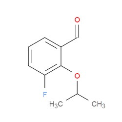 Aobchem&nbsp;3-Fluoro-2-isopropoxybenzaldehyde | ≥95% | CAS 1037092-98-0 | C10H11FO2 | 250mg