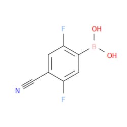 Aobchem&nbsp;4-Cyano-2 5-Difluorophenylboronic acid | ≥95% | CAS 1628442-75-0 | C7H4BF2NO2 | 1g