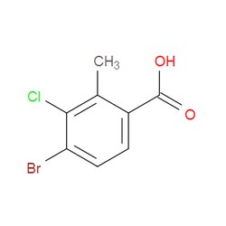 Aobchem&nbsp;4-Bromo-3-chloro-2-methylbenzoic acid | ≥95% | CAS 1349708-88-8 | C8H6BrClO2 | 1g