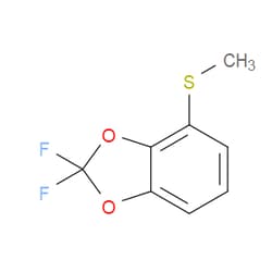 Aobchem&nbsp;2 2-Difluoro-4-(methylthio)benzo[d][1 3]dioxole | ≥95% | CAS 933673-39-3 | C8H6F2O2S | 1g