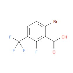 Aobchem&nbsp;6-Bromo-2-fluoro-3-(trifluoromethyl)benzoic acid | ≥97% | CAS 1026962-68-4 | C8H3BrF4O2 | 1g