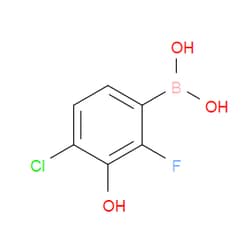 Aobchem&nbsp;4-Chloro-2-fluoro-3-hydroxyphenylboronic acid | ≥97% | CAS 1451393-13-7 | C6H5BClFO3 | 1g