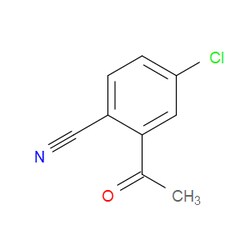 Aobchem&nbsp;Benzonitrile  2-acetyl-4-chloro- | ≥97% | CAS 855291-07-5 | C9H6ClNO | 500mg