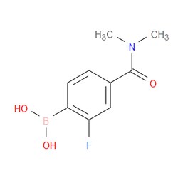 Aobchem&nbsp;4-(Dimethylcarbamoyl)-2-fluorophenylboronic acid | ≥97% | CAS 874289-30-2 | C9H11BFNO3 | 250mg