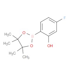 Aobchem&nbsp;4-Fluoro-2-hydroxyphenylboronic acid pinacol ester | ≥97% | CAS 1038828-32-8 | C12H16BFO3 | 500mg