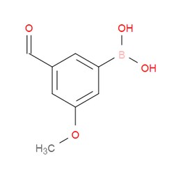 Aobchem&nbsp;5-Formyl-3-methoxyphenylboronic acid | ≥97% | CAS 1451392-09-8 | C8H9BO4 | 250mg
