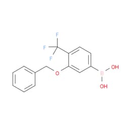 Aobchem&nbsp;3-Benzyloxy-4-(trifluoromethyl)phenylboronic acid | ≥95% | CAS 1007170-59-3 | C14H12BF3O3 | 500mg