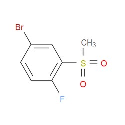 Aobchem&nbsp;4-Bromo-1-fluoro-2-(methylsulfonyl)benzene | ≥97% | CAS 914636-38-7 | C7H6BrFO2S | 250mg