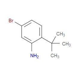 Aobchem&nbsp;5-Bromo-2-(tert-butyl)aniline | ≥95% | CAS 857595-32-5 | C10H14BrN | 250mg