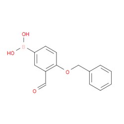 Aobchem&nbsp;3-Formyl-4-benzyloxyphenylboronic acid | ≥97% | CAS 121124-98-9 | C14H13BO4 | 500mg