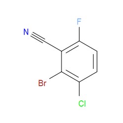Aobchem&nbsp;2-Bromo-3-chloro-6-fluorobenzonitrile | ≥95% | CAS 1823576-81-3 | C7H2BrClFN | 250mg
