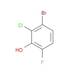 Aobchem&nbsp;3-Bromo-2-chloro-6-fluorophenol | ≥97% | CAS 943830-15-7 | C6H3BrClFO | 1g