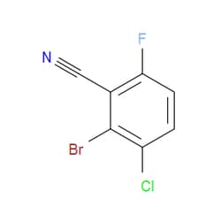 Aobchem&nbsp;2-Bromo-3-chloro-6-fluorobenzonitrile | ≥95% | CAS 1823576-81-3 | C7H2BrClFN | 1g